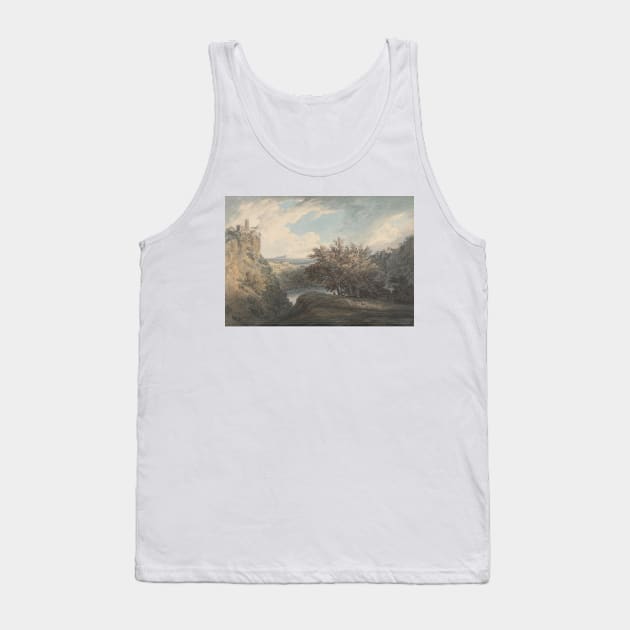 The Lake of Nemi by John Robert Cozens Tank Top by Classic Art Stall